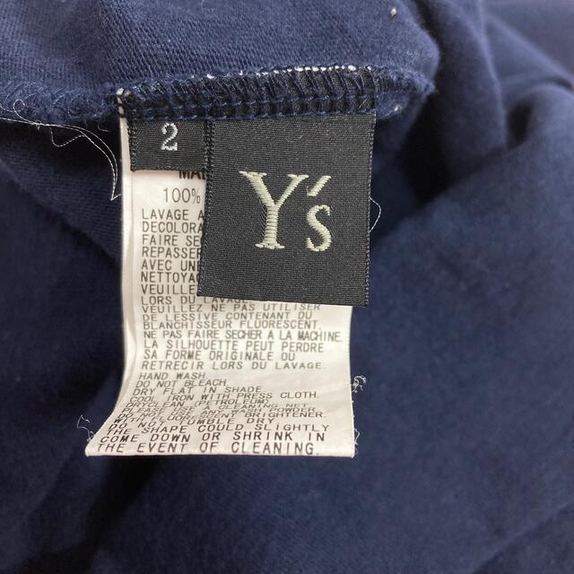 Y's(ワイズ)の希少　Y's ワイズ　古着　オーバーサイズ　Tシャツ　ワンピース  カットソー レディースのトップス(カットソー(半袖/袖なし))の商品写真