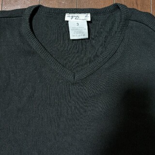 アニエスベー(agnes b.)のagnes b　ブラック　Tシャツ!(Tシャツ/カットソー(半袖/袖なし))
