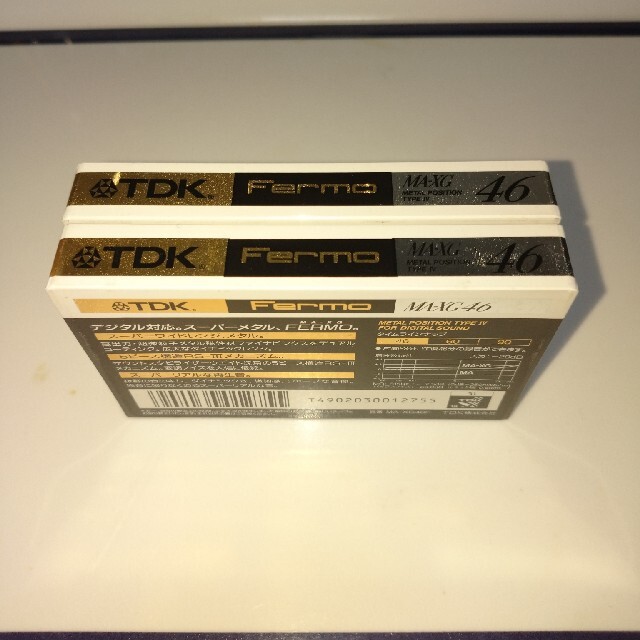 その他カセットテープ　TDK MA-XG46 Fermo 　2本