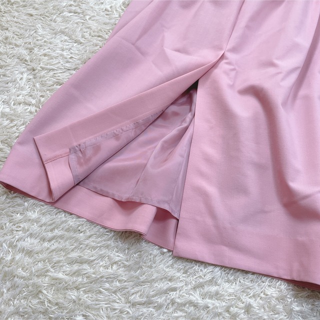 LE CIEL BLEU(ルシェルブルー)のルシェルブルー ♡ ウールブレンドペグスカート　34 ピンク　チューリップ型 レディースのスカート(ロングスカート)の商品写真