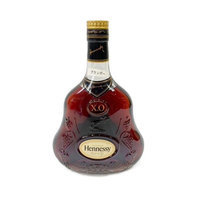 〇〇Hennessy ヘネシー ジャス ヘネシー Jas Hennessy XO ブランデー コニャック 金キャップ クリアボトル 古酒 未開栓