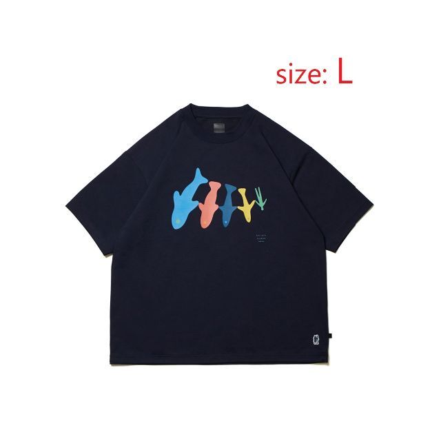 Geoff McFetridge × DAIWA Tee S/S L ネイビー - Tシャツ/カットソー