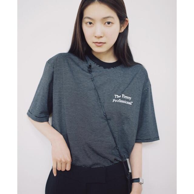 メンズennoy S/S ボーダー Tシャツ 黒白 エンノイ スタイリスト私物