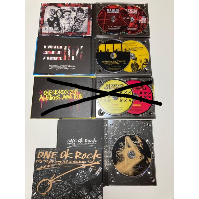 ONE OK ROCK - ONE OK ROCK Live DVD3枚セットの通販 by shin's shop