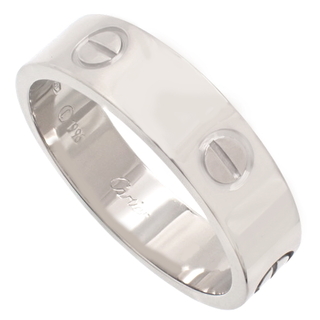 カルティエ(Cartier)のカルティエリング・指輪 ラブリング K18 ホワイトゴールド WG シルバー銀 40802030683(リング(指輪))