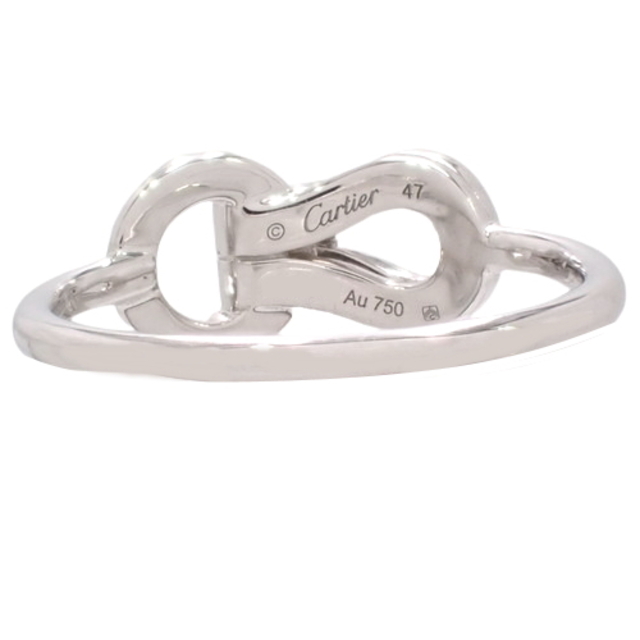 Cartier(カルティエ)のカルティエリング・指輪 パヴェダイヤモンドリング K18 ホワイトゴールド WG シルバー銀 40802030469 レディースのアクセサリー(リング(指輪))の商品写真