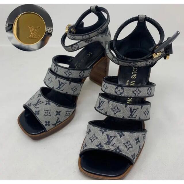 レディース LOUIS VUITTON ルイヴィトンミュール・モノグラムサンダル