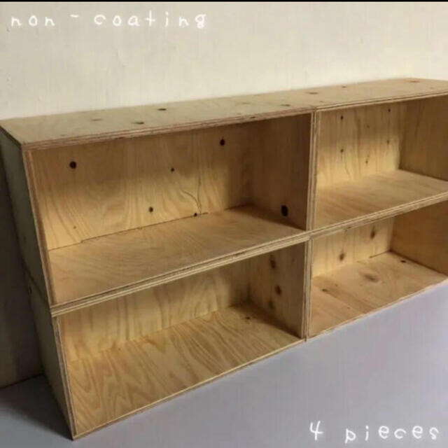 WOOD SHELF 無塗装 4点セット 新品 限定!!!! sold out!
