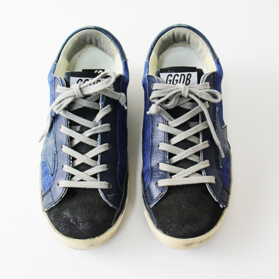 GOLDEN GOOSE スーパースター　ビンテージ加工　BL/WH 23㎝