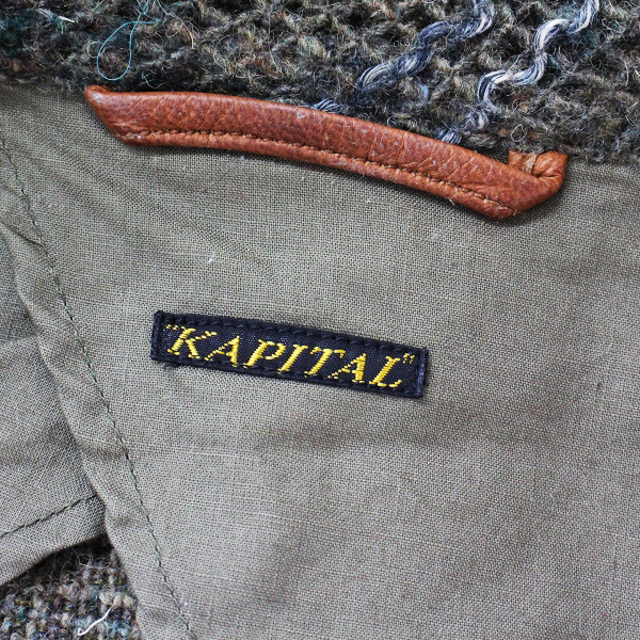 KAPITAL(キャピタル)のKAPITAL キャピタル ウール ツイードジャケット S/カーキ アウター【2400012835399】 レディースのジャケット/アウター(その他)の商品写真
