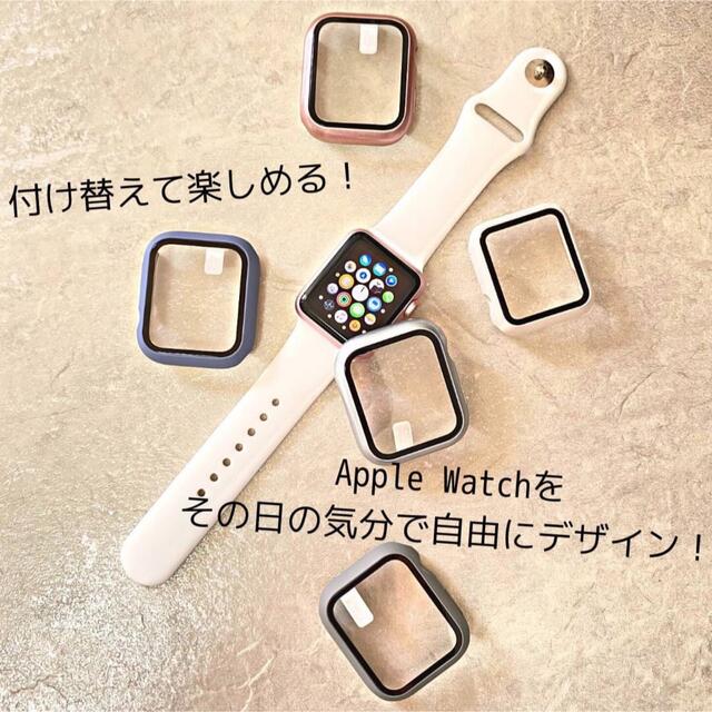 Apple Watch カバー 保護 ケース 人気 かわいい ローズゴールド スマホ/家電/カメラのスマホアクセサリー(モバイルケース/カバー)の商品写真