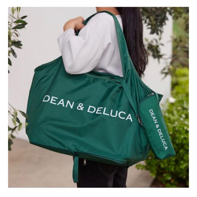 DEAN & DELUCA(ディーンアンドデルーカ)のGLOW8月号付録DEAN&DELUCAお買い物バッグドリンクホルダー レディースのバッグ(エコバッグ)の商品写真