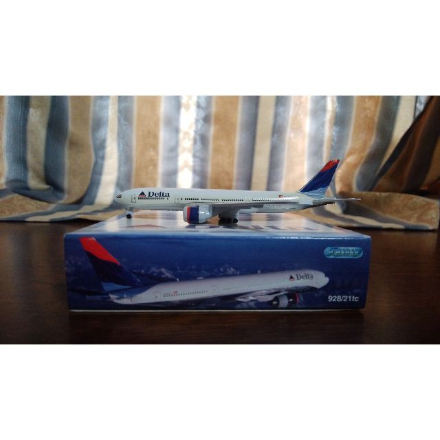 気質アップ schabak1/600デルタ航空B777-200 模型+プラモデル