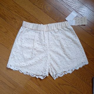 スナイデル(SNIDEL)のYECCA VECCA　レース　ショートパンツ　新品未使用(ショートパンツ)