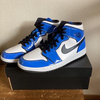 ナイキ(NIKE)のNIKE Air Jordan 1 mid 'Signal Blue'(スニーカー)