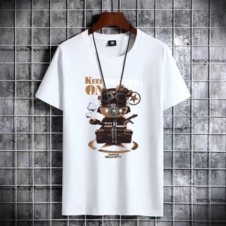レディース　ストリートファッション　アニマル　　　可愛いデザインＴ　ホワイト　Ｌ(Tシャツ(半袖/袖なし))