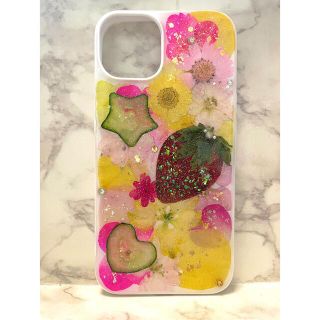 全機種対応 iPhoneケース 押し花ケース 押し花 ケース 花 Android(スマホケース)