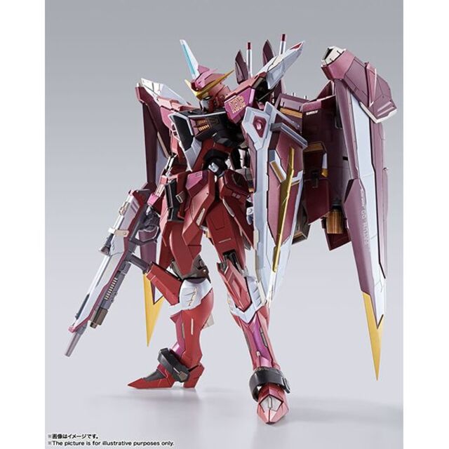 BANDAI(バンダイ)のMETAL BUILD ジャスティスガンダム 機動戦士ガンダムSEED シード エンタメ/ホビーのフィギュア(アニメ/ゲーム)の商品写真