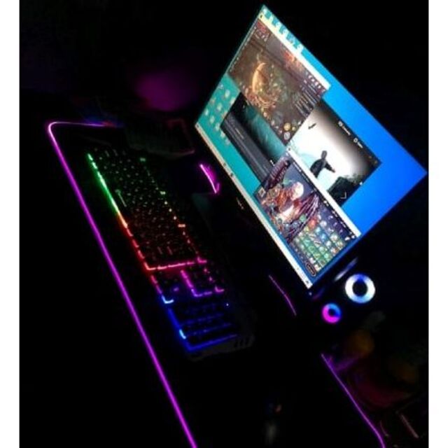 RGB MOUSE PAD EXTENDED(RGBマウスパッド拡張(LED) スマホ/家電/カメラのPC/タブレット(PC周辺機器)の商品写真