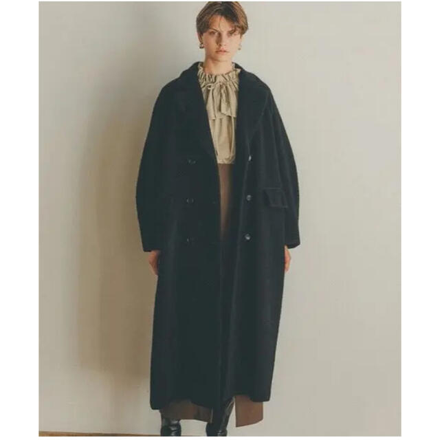 CLANE(クラネ)のclane ダブルウールロングコート DOUBLE WOOL LONG COAT レディースのジャケット/アウター(ロングコート)の商品写真