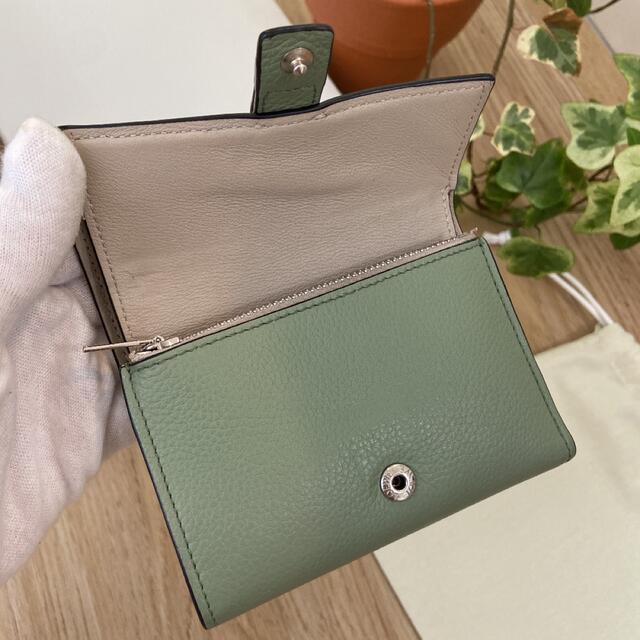LOEWE ロエベ スモールバーティカルウォレット 三つ折り財布 ローズ