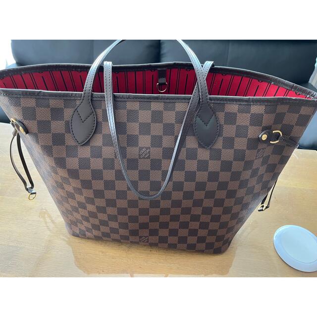 LOUIS VUITTON ダミエ ネヴァーフル MM バッグ  美品