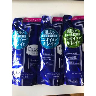 ロートセイヤク(ロート製薬)のDEOCO スカルプケアシャンプー コンディショナー　詰替用 285ml(シャンプー/コンディショナーセット)