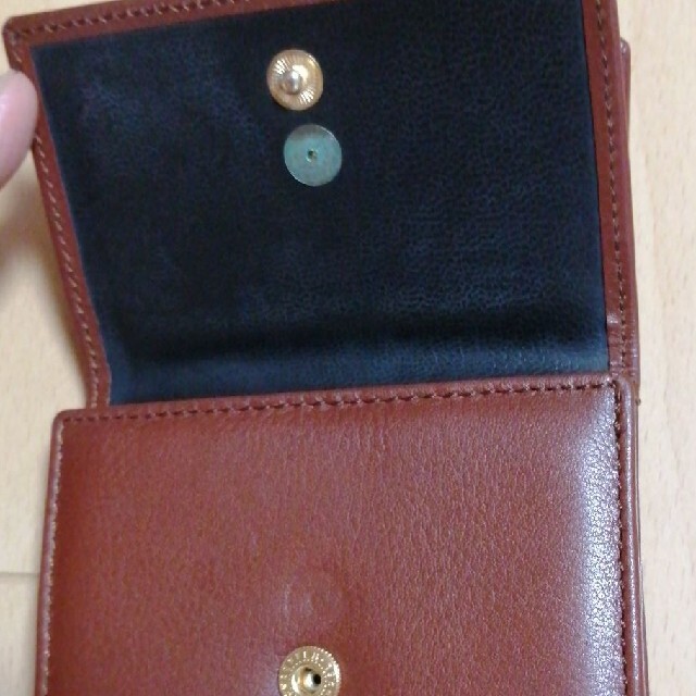折り財布　ミニ財布　茶色 レディースのファッション小物(財布)の商品写真
