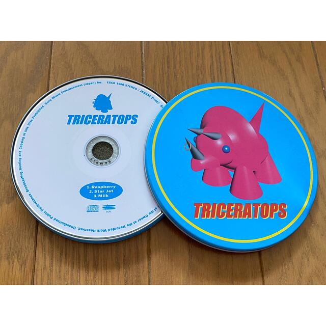 TRICERATOPS(トライセラトップス)　ラズベリー　限定缶ケース エンタメ/ホビーのCD(ポップス/ロック(邦楽))の商品写真