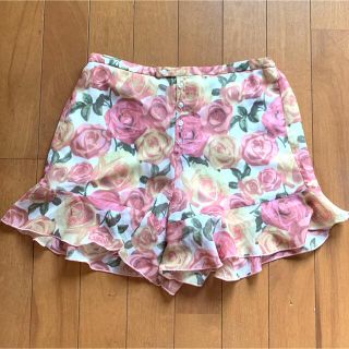 スウィートビー(SWEET.B)の定価4900円円！SWEET.Bスウィートビー♡楽ちん花柄シフォンショートパンツ(ショートパンツ)