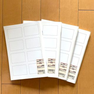 ムジルシリョウヒン(MUJI (無印良品))のMUJI 4コマノート　4冊(ノート/メモ帳/ふせん)