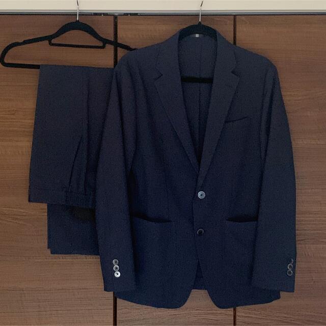 THE SUIT COMPANY(スーツカンパニー)のあおちゃん 様 専用 スーツセレクト 濃紺セットアップ メンズのスーツ(セットアップ)の商品写真