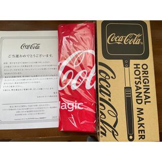 コカコーラ(コカ・コーラ)のコカコーラ ホットサンドメーカー&ビッグバッグ【非売品】(サンドメーカー)