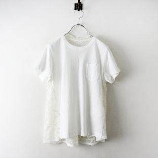 sacai サカイ バック切替 バックフレア ポケットTシャツ レディース 1