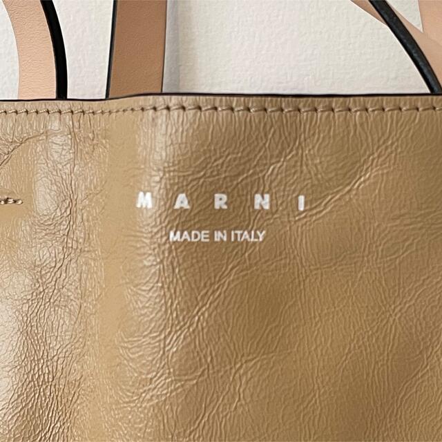 MARNI トートバッグ museo ソフト ムセオ 肩掛け ロゴ
