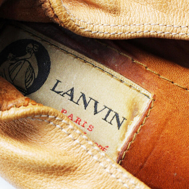 LANVIN(ランバン)のLANVIN ランバン レザーバレエシューズ 37/キャメル 24cm バレリーナ【2400012855472】 レディースの靴/シューズ(バレエシューズ)の商品写真