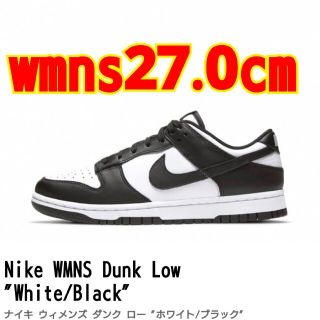 ナイキ(NIKE)の【27.0cm】Nike WMNS Dunk Low White/Black(スニーカー)