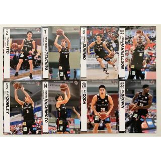 B.LEAGUE BBM カード 2021 　大阪エヴェッサ　8枚セット(シングルカード)