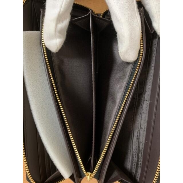 博多織 「琥珀」 レザー 長財布 近江屋 セピアブラック 新品未開封 レディースのファッション小物(財布)の商品写真