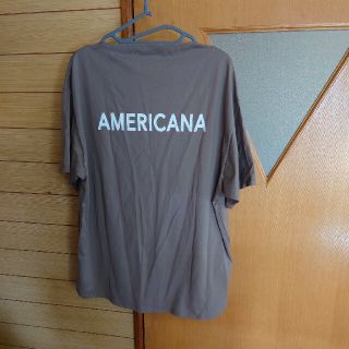 ドゥーズィエムクラス(DEUXIEME CLASSE)のアメリカーナ:バックロゴＴシャツ(Tシャツ(半袖/袖なし))