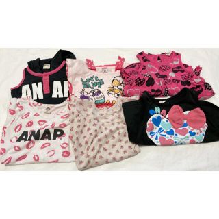 アナップ(ANAP)のANAPまとめ売り90〜100センチ。6着(Tシャツ/カットソー)