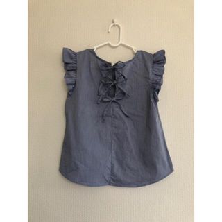 トッコ(tocco)のバックリボン　袖フリル　ブラウス(シャツ/ブラウス(半袖/袖なし))