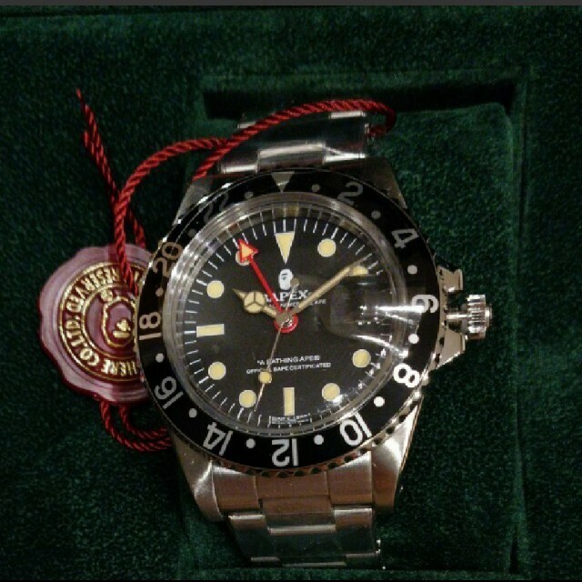 A BATHING APE(アベイシングエイプ)の激レア A BATHING APE CLASSIC TYPE 2 BAPEX メンズの時計(腕時計(アナログ))の商品写真