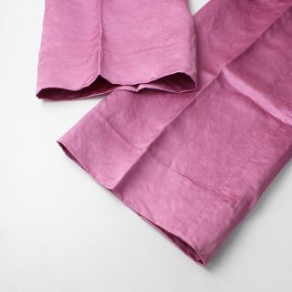 美品 K ブラミンク レーヨンリネンバック