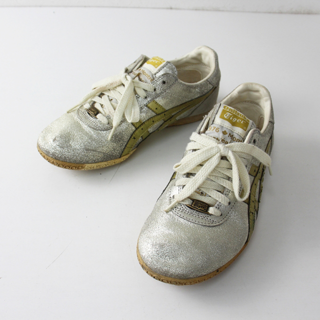 Onitsuka Tiger(オニツカタイガー)のOnitsuka Tiger オニツカタイガー THL642  マラソン スニーカー 24.5/シルバー【2400012859814】 レディースの靴/シューズ(スニーカー)の商品写真