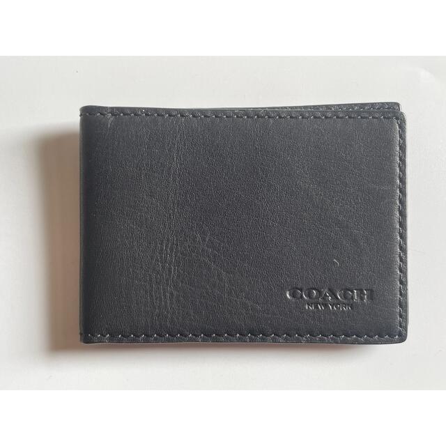 COACH(コーチ)のCOACH コーチ カードケース パスケース 定期入れ ブラック メンズのファッション小物(名刺入れ/定期入れ)の商品写真