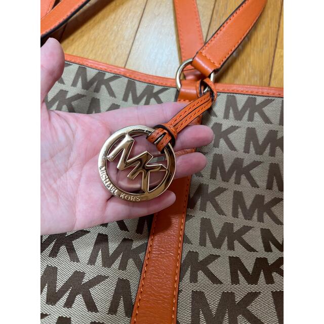 Michael Kors - マイケルコース♡ベージュ×オレンジ トートバックの