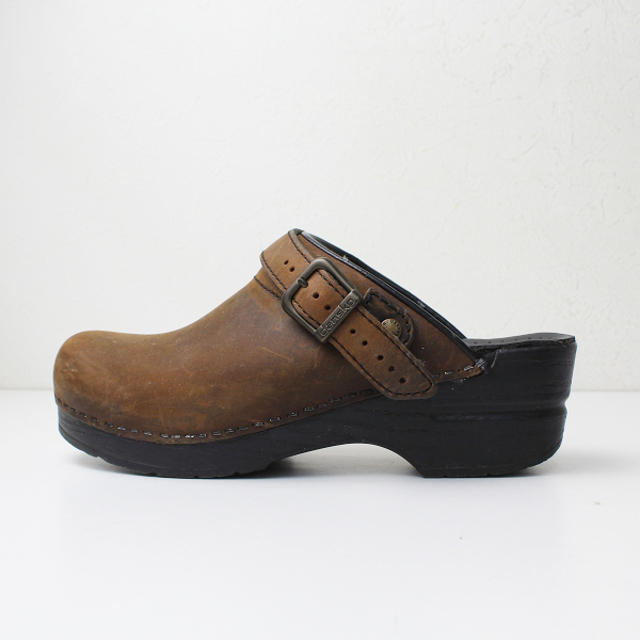 dansko ダンスコ ingrid オイルドレザー サボサンダル 36/アンティークブラウン クロッグシューズ【2400012858053】 ダンスコイングリッドオイルド 36