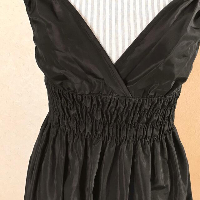 ZARA(ザラ)の【美品】ZARA BASIC サテン調　ワンピース　ドレス　XS レディースのワンピース(ひざ丈ワンピース)の商品写真