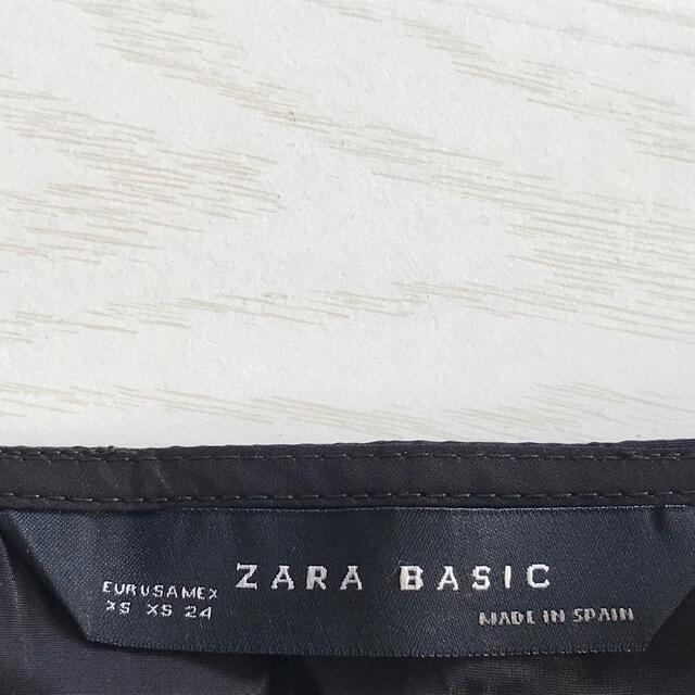 ZARA(ザラ)の【美品】ZARA BASIC サテン調　ワンピース　ドレス　XS レディースのワンピース(ひざ丈ワンピース)の商品写真